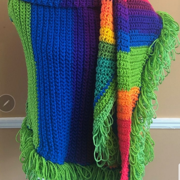 crochet shawl - Picture 2 of 4